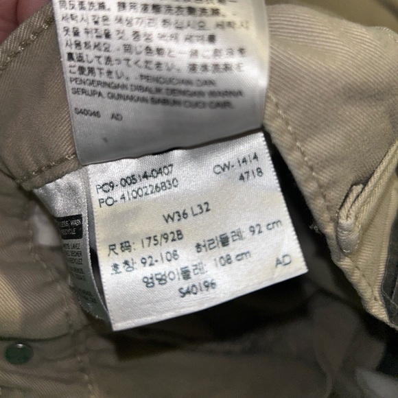 Men's 36x32 514 Levi Strauss Tan Jeans - Picture 7 of 8